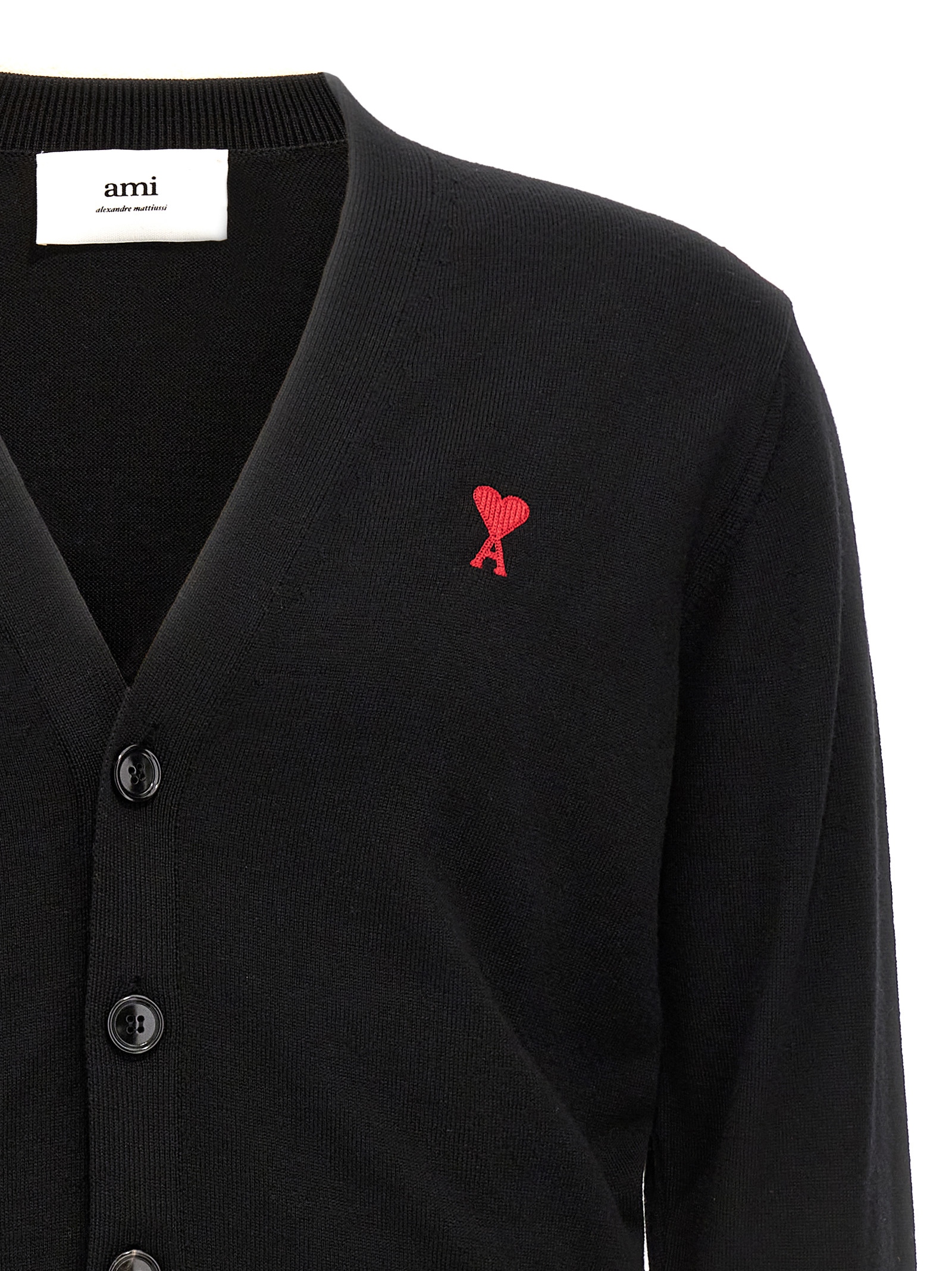 'Ami de coeur' cardigan BFHKC111KN0025001 (AMI Paris / ニット・セーター・カーディガン ) | AMI Paris (アミパリス)(2)