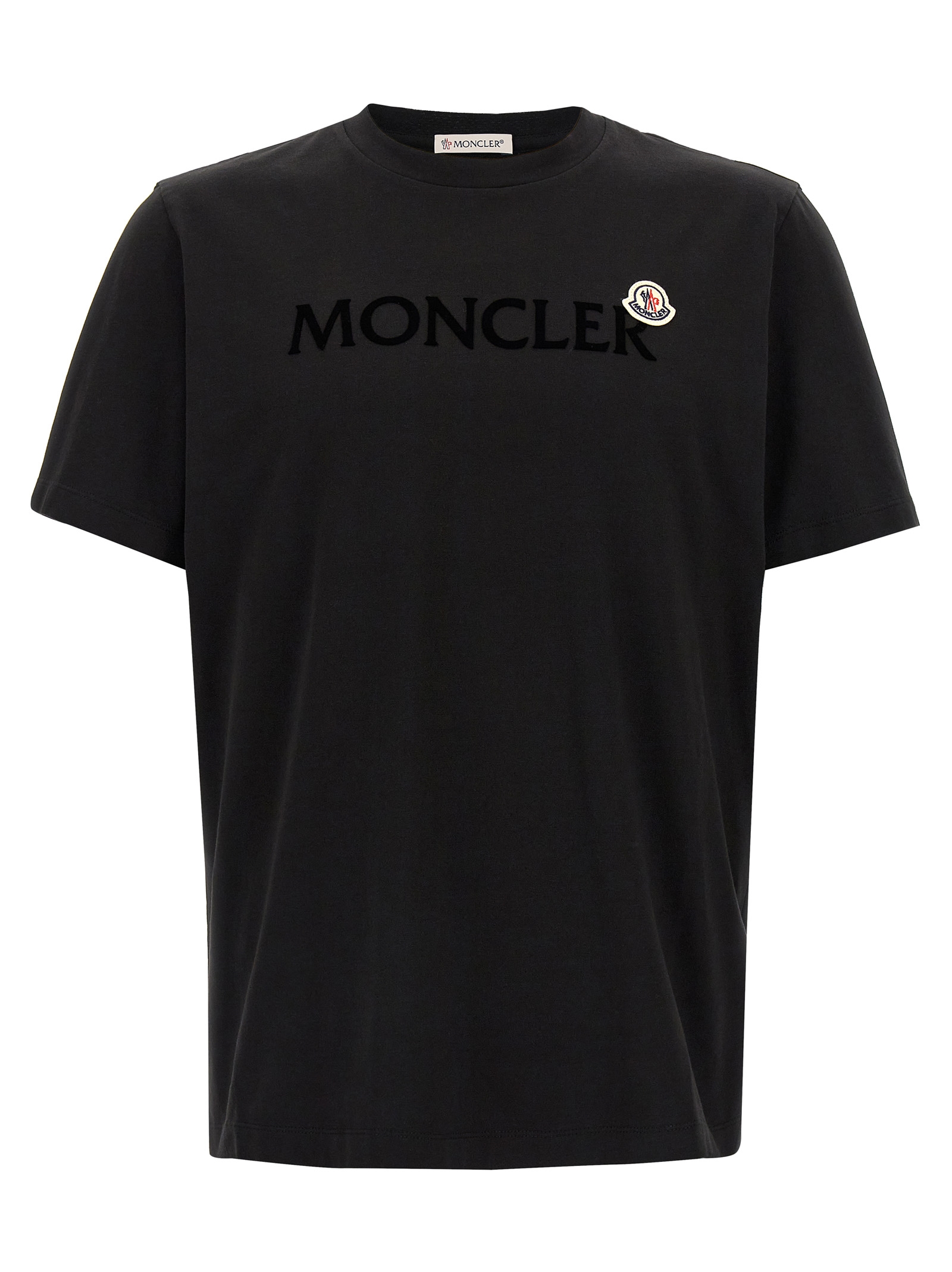 Flocked logo T-shirt K20918C000368390T999 (Moncler / Tシャツ・カットソー ) | Moncler (モンクレール)