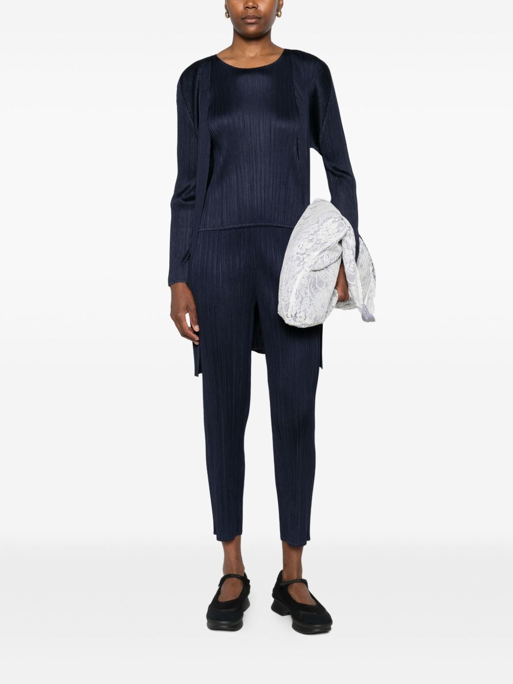 Pleats Please Top Blue PP57JK40175 (PLEATS PLEASE ISSEY MIYAKE / タンクトップ・キャミソール ) | PLEATS PLEASE ISSEY MIYAKE (プリーツ プリーズ イッセイ ミヤケ)(3)