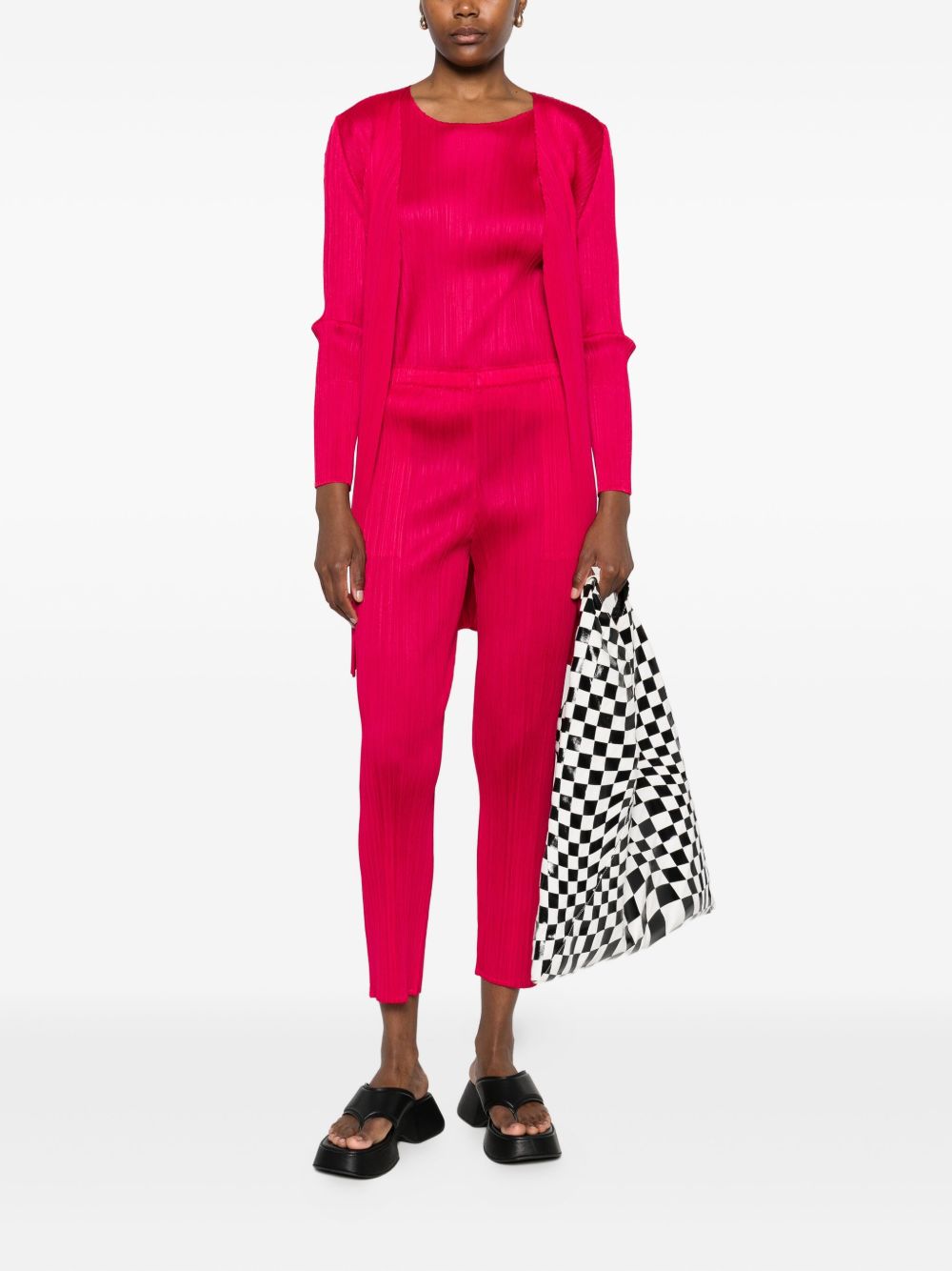 Pleats Please Trousers Red PP57JF40723 (PLEATS PLEASE ISSEY MIYAKE / パンツ ) | PLEATS PLEASE ISSEY MIYAKE (プリーツ プリーズ イッセイ ミヤケ)(3)