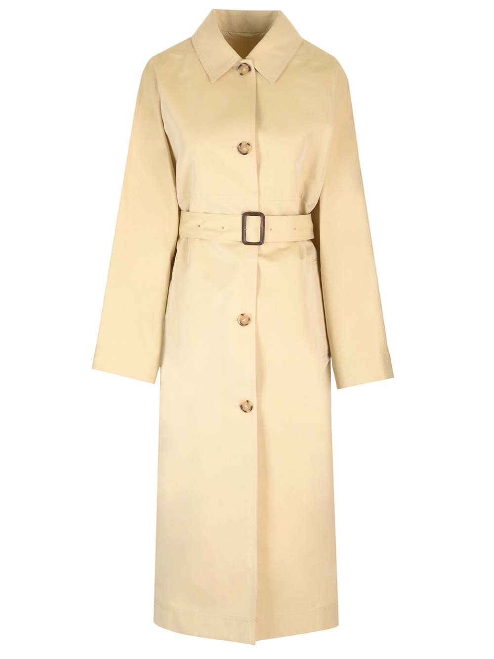 Cotton and silk trench coat 243WRO0127FB0197SAND044 (TOTEME / コート ) | TOTEME (トーテム)