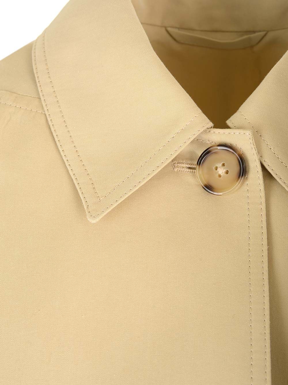 Cotton and silk trench coat 243WRO0127FB0197SAND044 (TOTEME / コート ) | TOTEME (トーテム)(4)