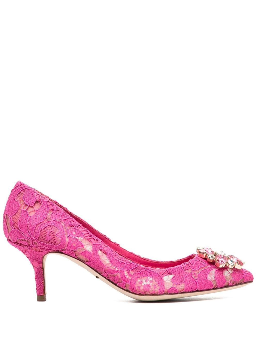 LACE RAINBOW PUMPS WITH BROOCH DETAILING CD0066AL19880422 (Dolce & Gabbana / パンプス・ハイヒール ) | Dolce & Gabbana (ドルチェガッバーナ)