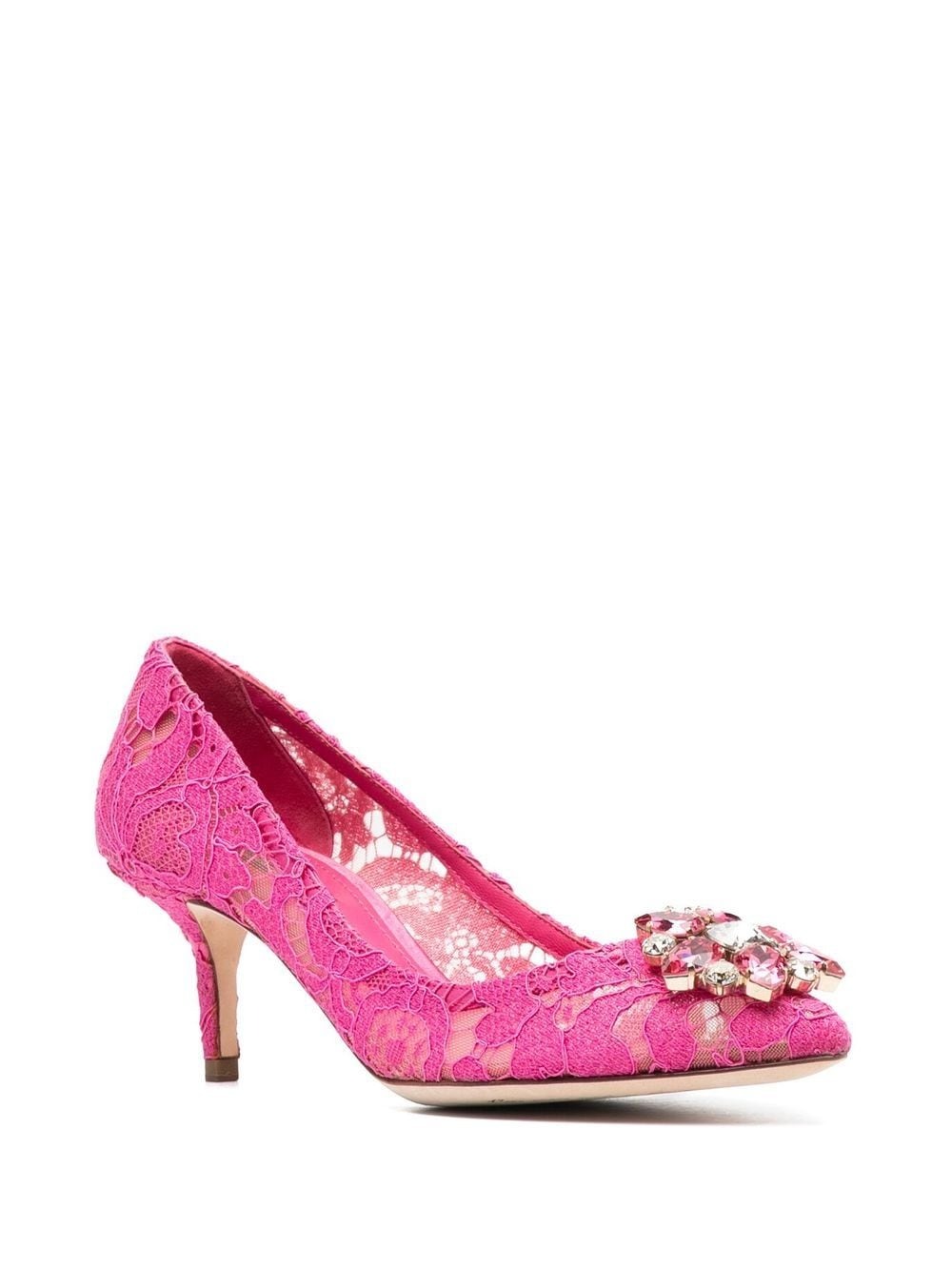 LACE RAINBOW PUMPS WITH BROOCH DETAILING CD0066AL19880422 (Dolce & Gabbana / パンプス・ハイヒール ) | Dolce & Gabbana (ドルチェガッバーナ)(1)