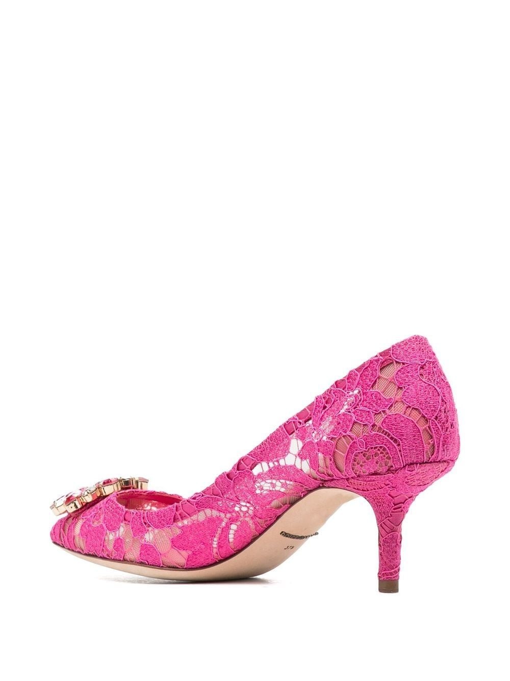LACE RAINBOW PUMPS WITH BROOCH DETAILING CD0066AL19880422 (Dolce & Gabbana / パンプス・ハイヒール ) | Dolce & Gabbana (ドルチェガッバーナ)(2)