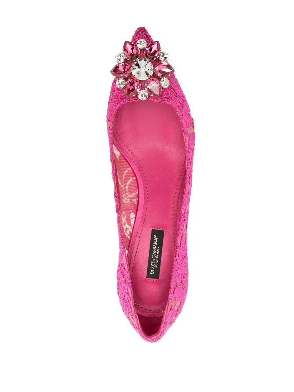 LACE RAINBOW PUMPS WITH BROOCH DETAILING CD0066AL19880422 (Dolce & Gabbana / パンプス・ハイヒール ) | Dolce & Gabbana (ドルチェガッバーナ)(3)
