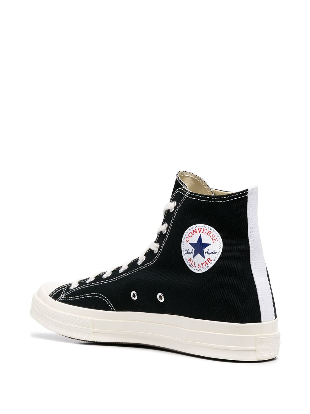 CONVERSE HALF HEART HIGH-TOP SNEAKERS P1K112BLACK (PLAY Comme Des Garçons / スニーカー ) | PLAY Comme Des Garçons (プレイ コムデギャルソン)(2)