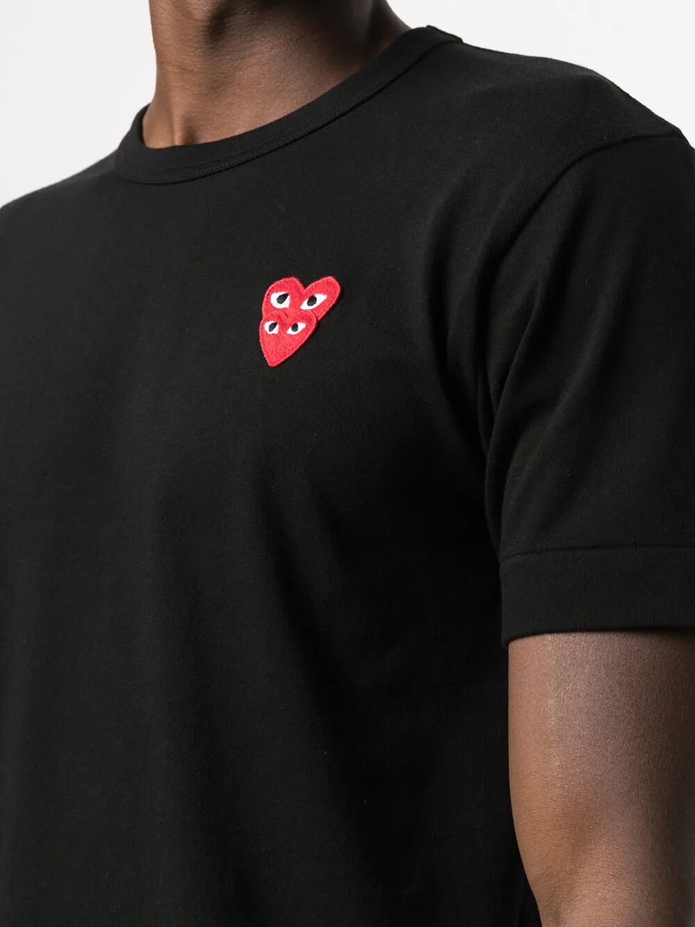 MULTI HEART COTTON T-SHIRT P1T288BLACK (PLAY Comme Des Garçons / Tシャツ・カットソー ) | PLAY Comme Des Garçons (プレイ コムデギャルソン)(4)