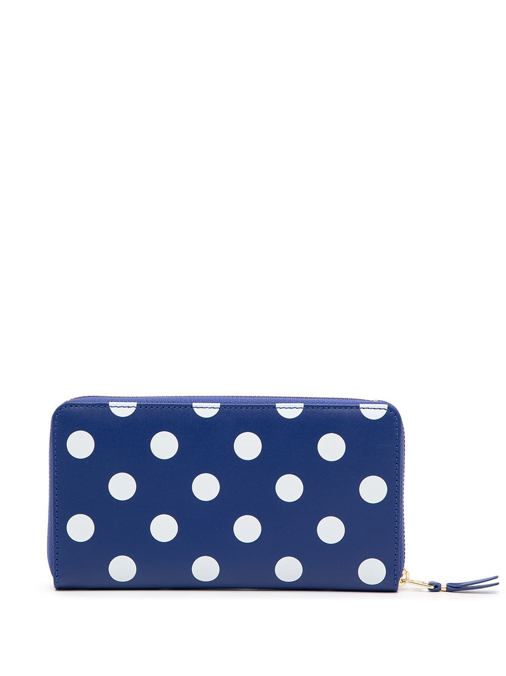 ZIPPED POLKA DOT LONG CLASSIC WALLET SA0111PDNAVY (Comme Des Garçons Wallet / 財布・カードケース ) | Comme Des Garçons Wallet (コムデギャルソン ウォレット)