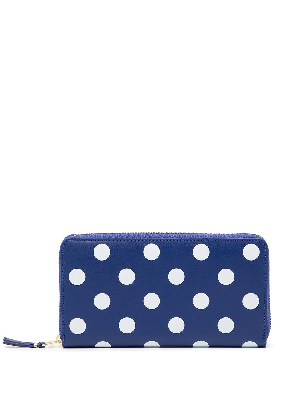 ZIPPED POLKA DOT LONG CLASSIC WALLET SA0111PDNAVY (Comme Des Garçons Wallet / 財布・カードケース ) | Comme Des Garçons Wallet (コムデギャルソン ウォレット)(1)