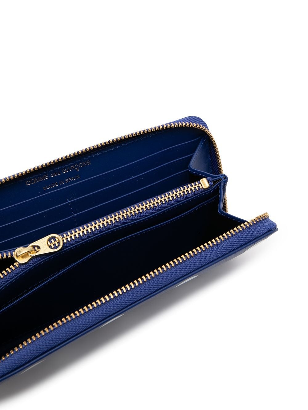 ZIPPED POLKA DOT LONG CLASSIC WALLET SA0111PDNAVY (Comme Des Garçons Wallet / 財布・カードケース ) | Comme Des Garçons Wallet (コムデギャルソン ウォレット)(2)