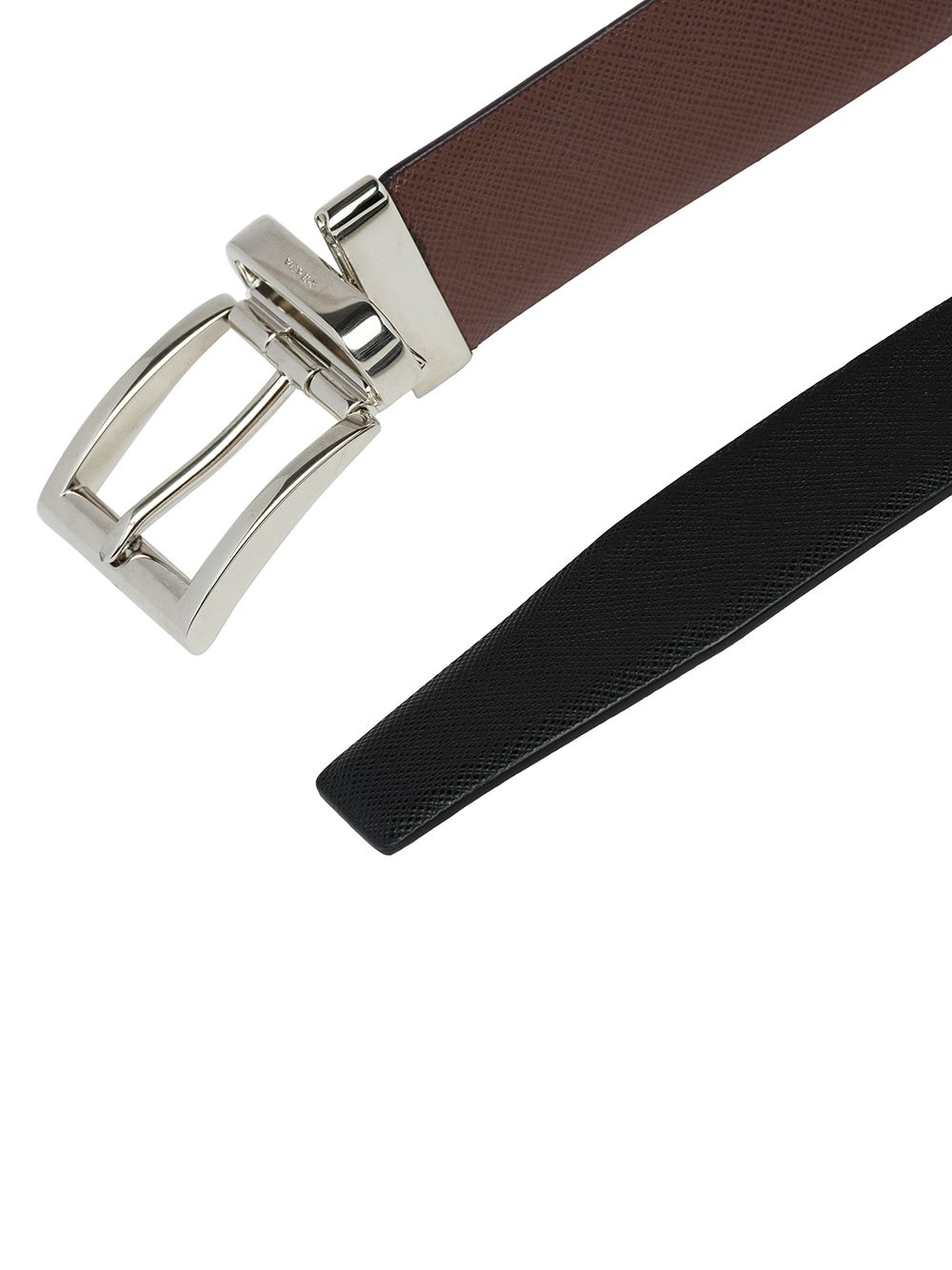TWO-TONE SAFFIANO LEATHER REVERSIBILE BELT 2CC004053F00XF (Prada / ベルト・サスペンダー ) | Prada (プラダ)(1)