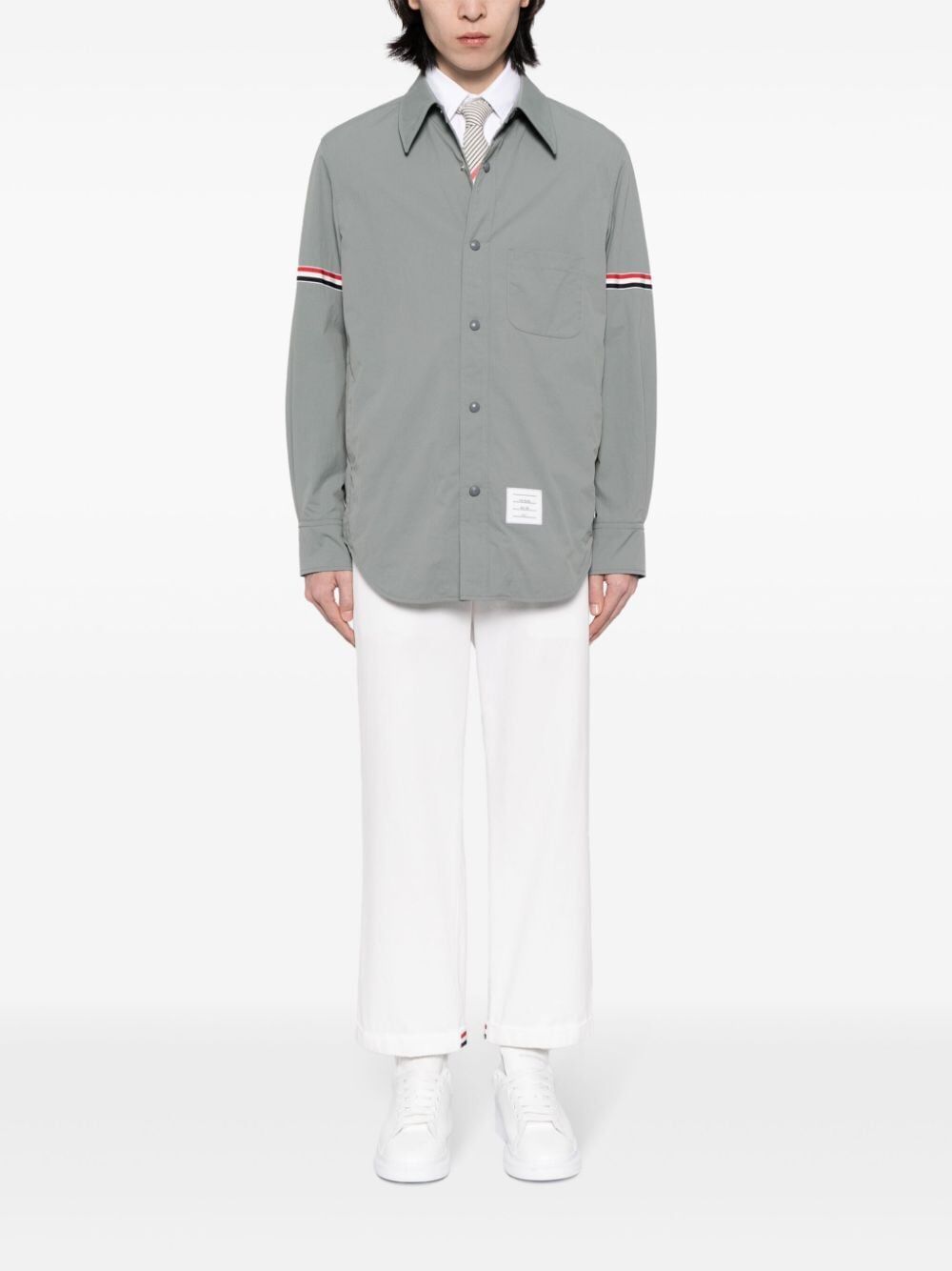 ARMBAND SHIRT-JACKET MJO067A04391035 (Thom Browne / カジュアルジャケット ) | Thom Browne (トム・ブラウン)(4)