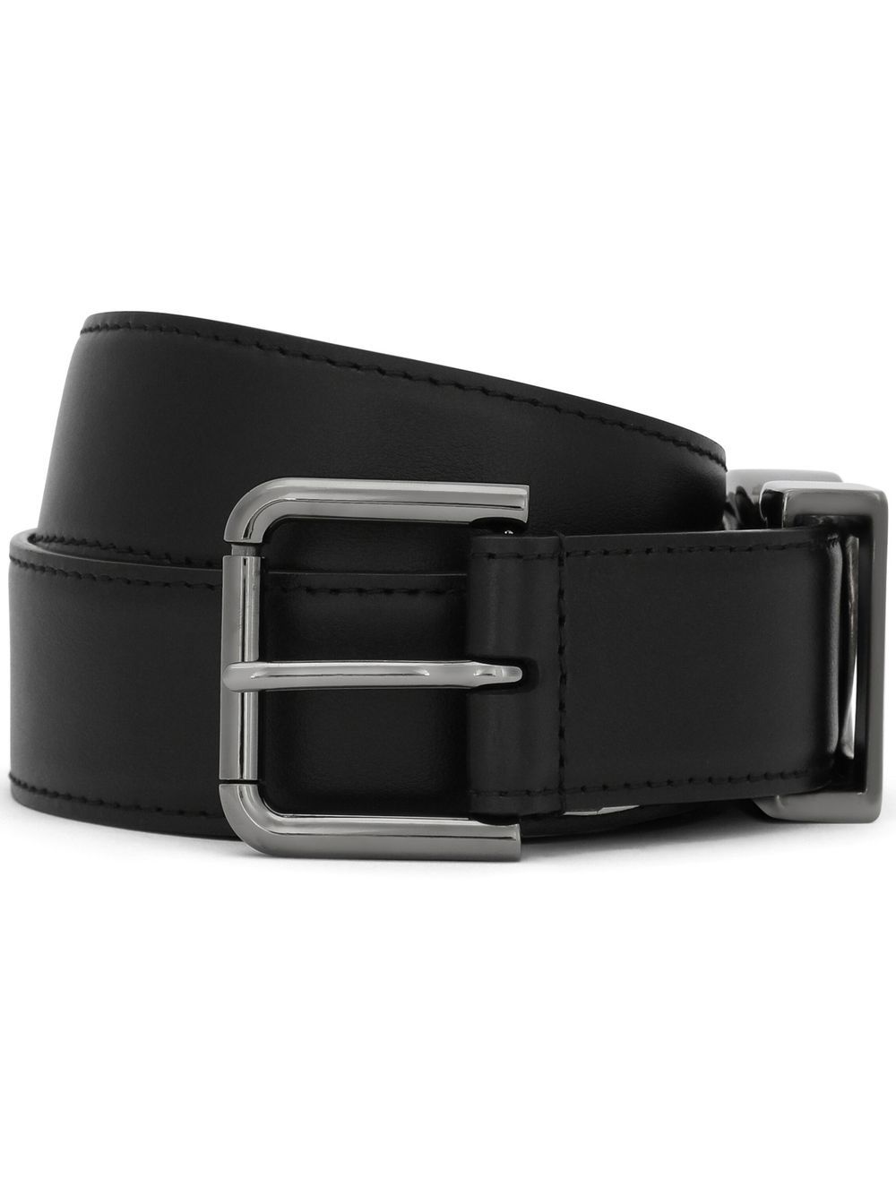 CALFSKIN BELT WITH DG LOGO BC4776AW57680999 (Dolce & Gabbana / ベルト・サスペンダー ) | Dolce & Gabbana (ドルチェガッバーナ)