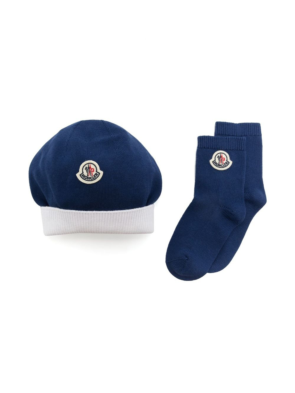 TRICOT COTTON BEANIE AND SOCKS 3G00002M1447763 (Moncler / 帽子 ) | Moncler (モンクレール)