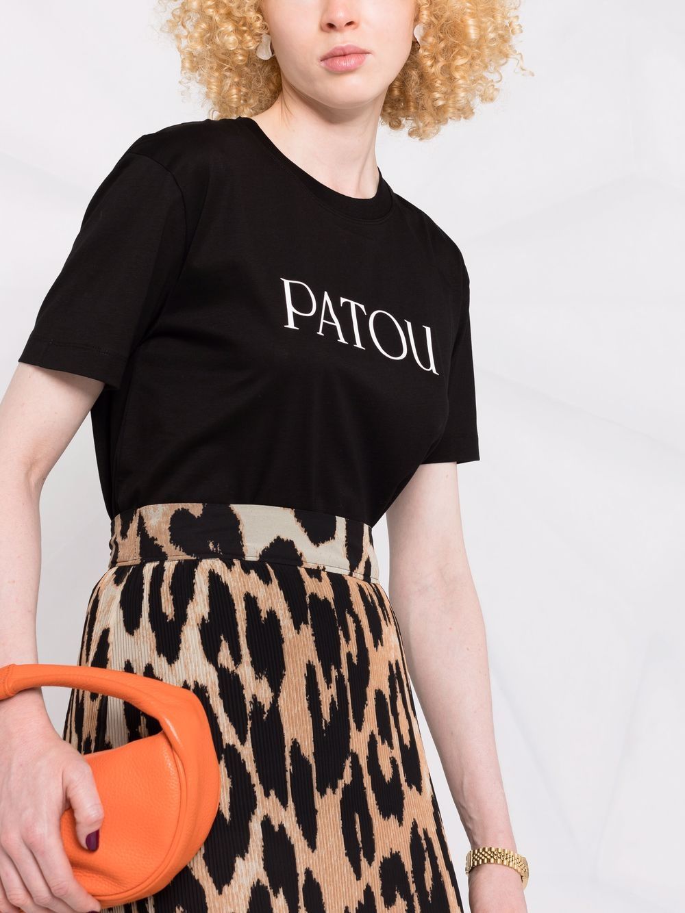 PATOU LOGO ORGANIC COTTON T-SHIRT JE0299999999B (Patou / Tシャツ・カットソー ) | Patou (パトゥ)(1)