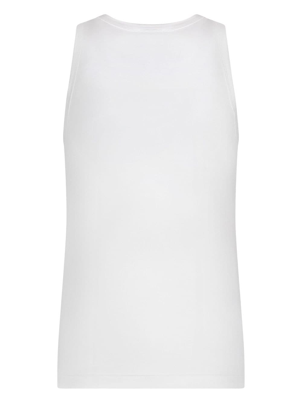 STRETCH COTTON TANK TOP WITH LOGO LABEL M8E96JFUEB0W0800 (Dolce & Gabbana / アンダーウェア ) | Dolce & Gabbana (ドルチェガッバーナ)(2)