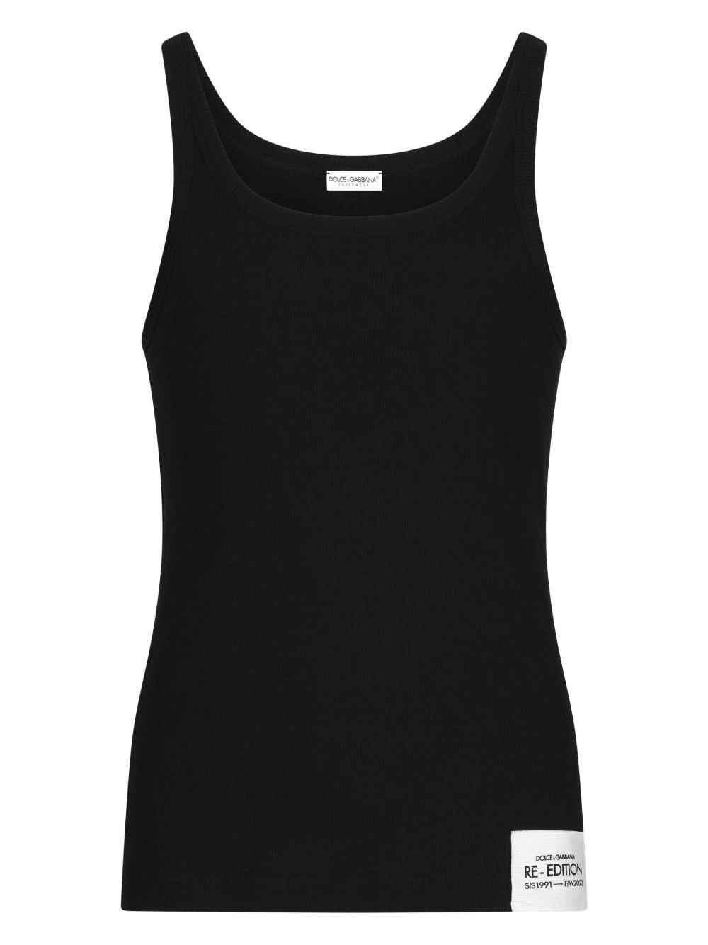 LOGO-PATCH COTTON TANK TOP M8E98JONO02N0000 (Dolce & Gabbana / アンダーウェア ) | Dolce & Gabbana (ドルチェガッバーナ)