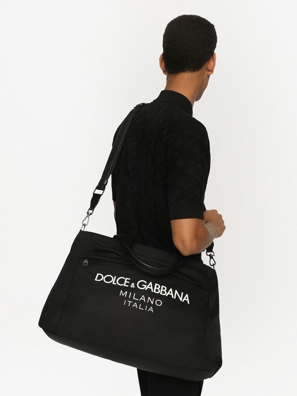 LOGO-LETTERING NYLON HOLDALL BM2125AG1828B956 (Dolce & Gabbana / トートバッグ ) | Dolce & Gabbana (ドルチェガッバーナ)(1)