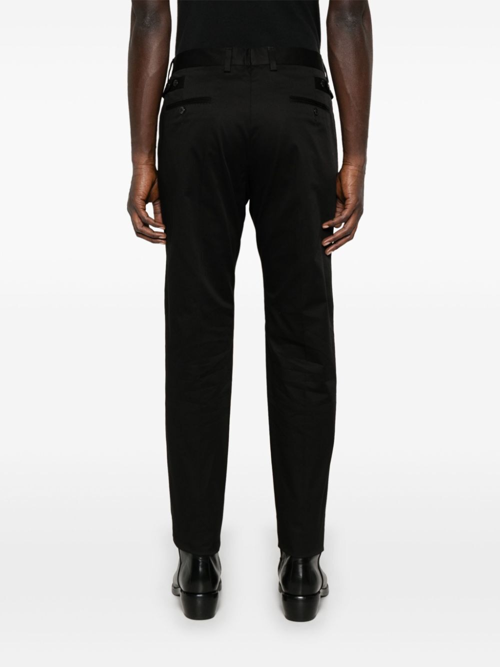 LOGO-EMBROIDERED TAPERED LEG COTTON TROUSERS GY6IEZGJ090N0000 (Dolce & Gabbana / パンツ ) | Dolce & Gabbana (ドルチェガッバーナ)(2)