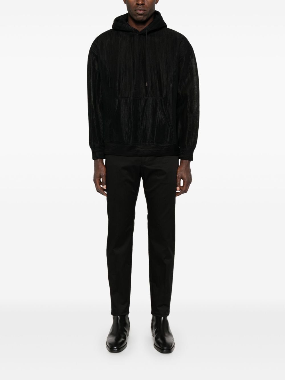 LOGO-EMBROIDERED TAPERED LEG COTTON TROUSERS GY6IEZGJ090N0000 (Dolce & Gabbana / パンツ ) | Dolce & Gabbana (ドルチェガッバーナ)(4)