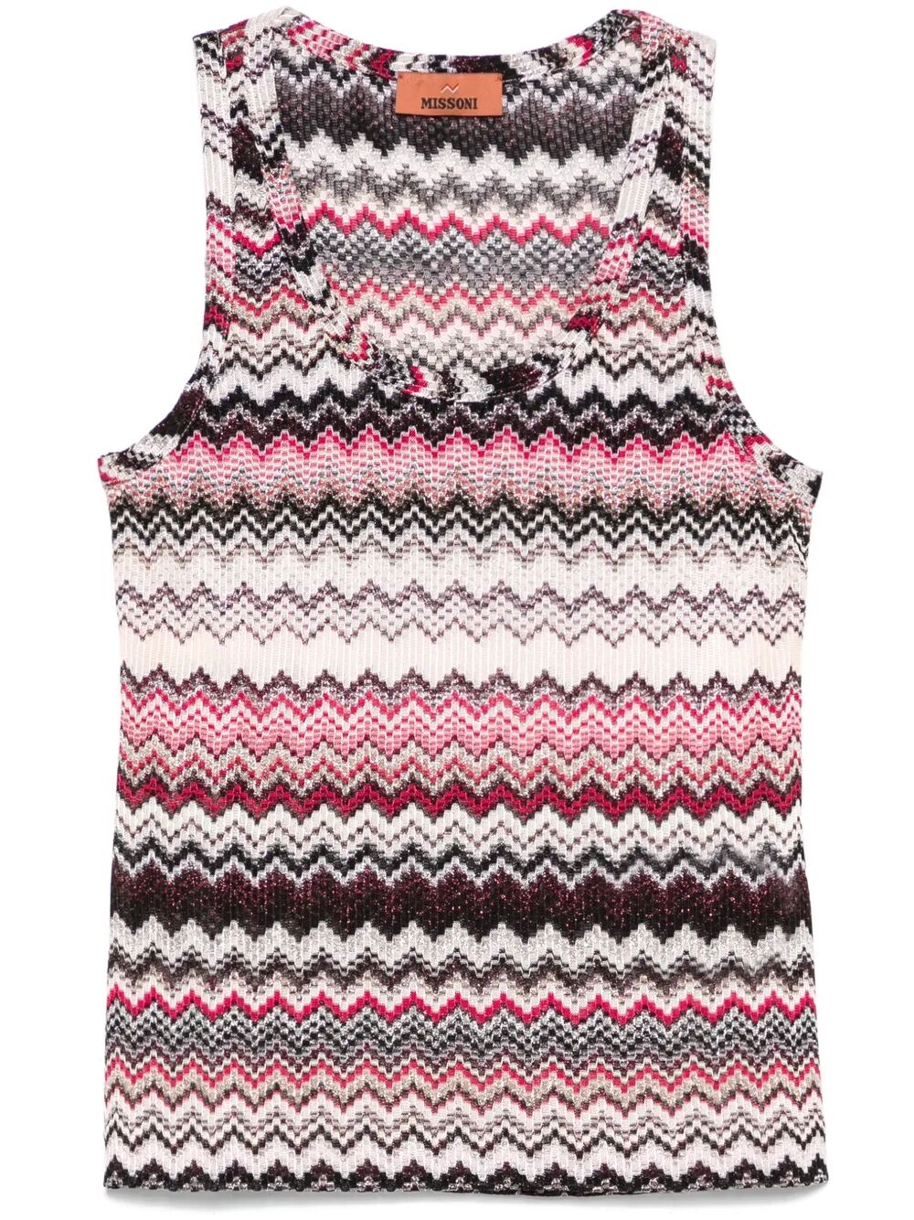 SERRATED LAMÉ ZIG-ZAG PATTERN TANK TOP DS25SK0TBR00ZVSM9KQ (MISSONI / タンクトップ・キャミソール ) | MISSONI (ミッソー二)