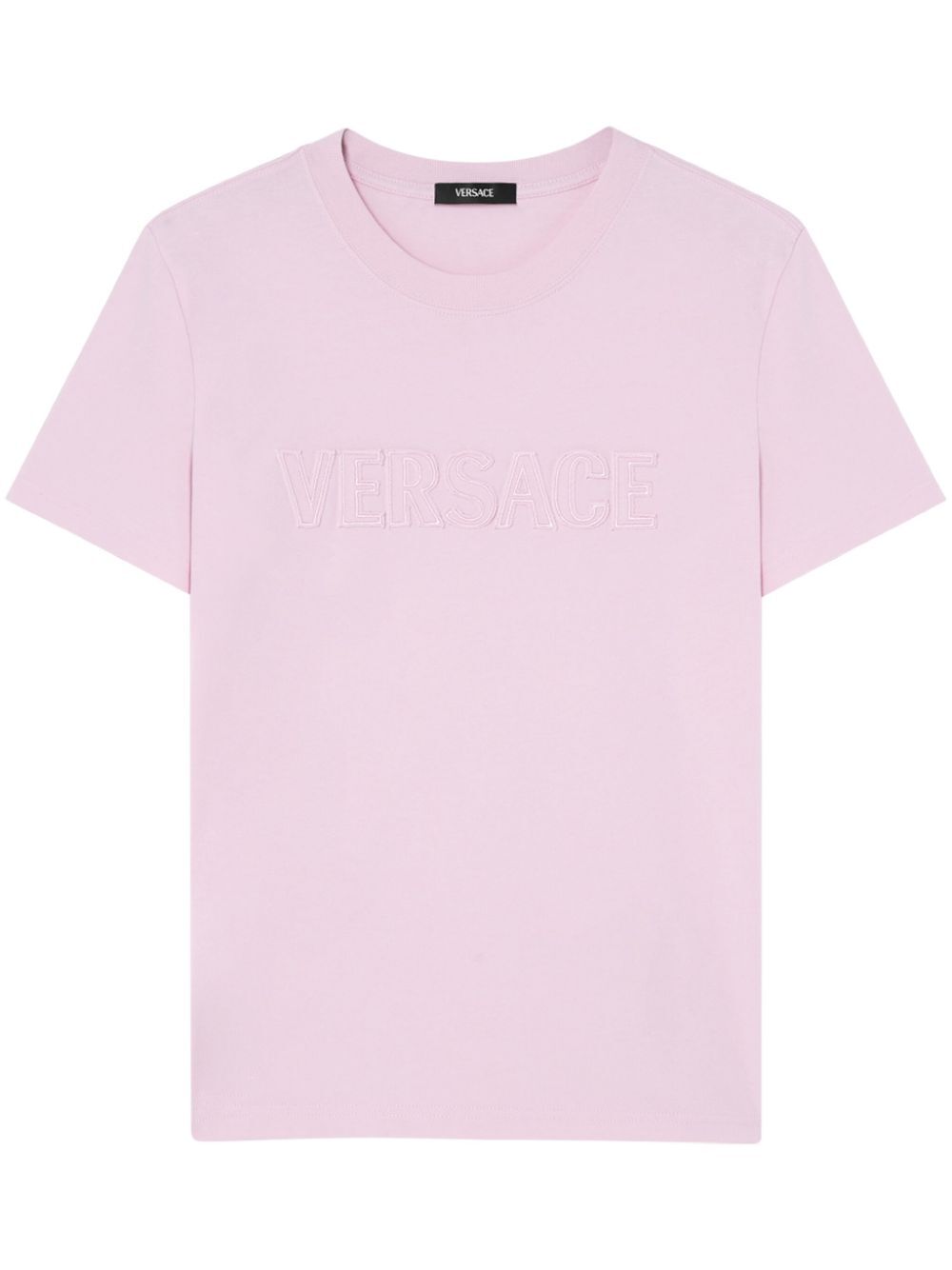 FRINGED LOGO T-SHIRT 10189811A136161PS10 (VERSACE / Tシャツ・カットソー ) | VERSACE (ヴェルサーチェ)