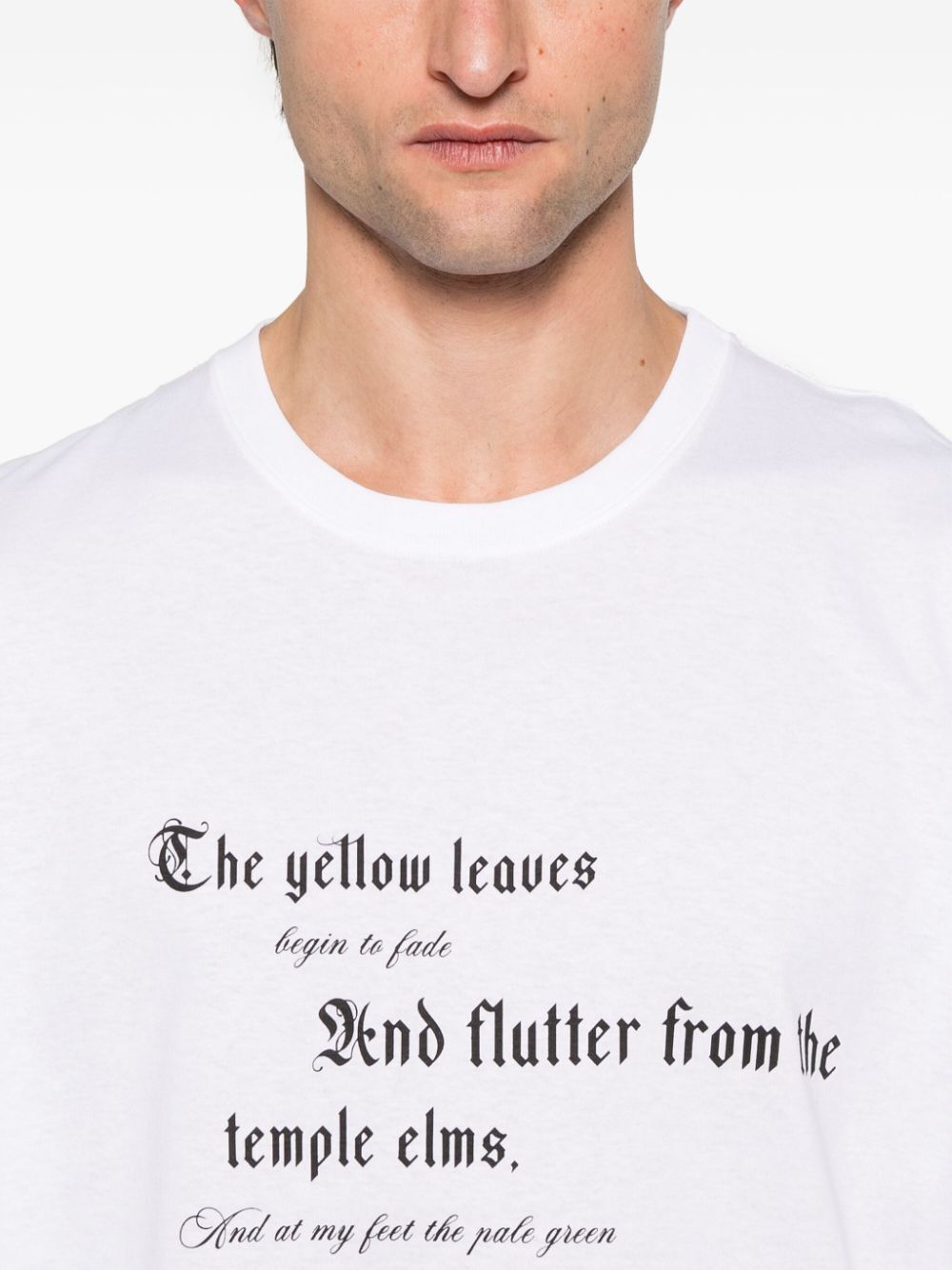 TEXT-PRINT T-SHIRT 815069QTAC70909 (Alexander McQUEEN / Tシャツ・カットソー ) | Alexander McQUEEN (アレキサンダー・マックイーン)(2)