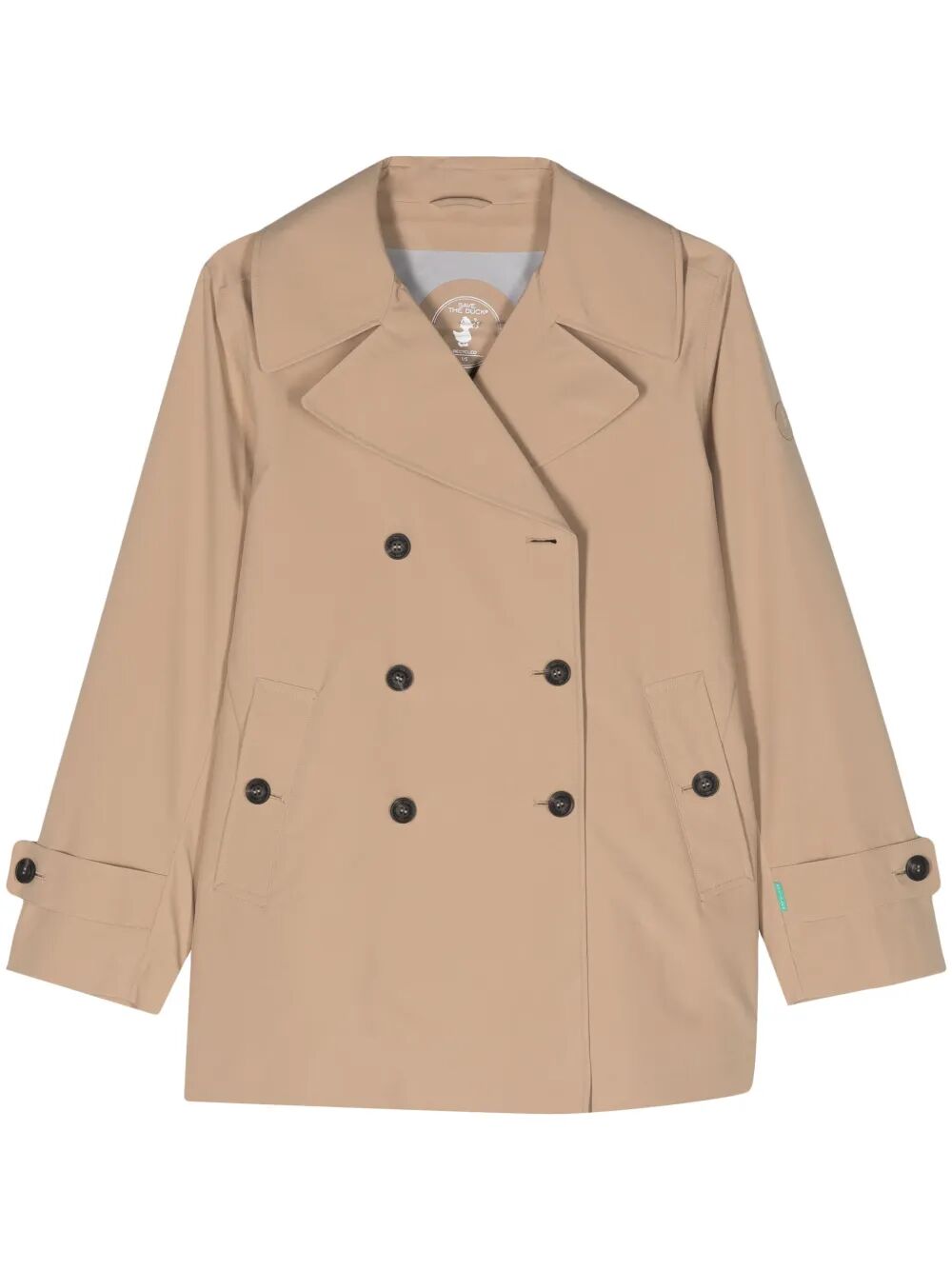 SOFI DOUBLE-BREASTED SHORT PARKA D31600WGRIN2040015 (SAVE THE DUCK / カジュアルジャケット・ベスト ) | SAVE THE DUCK (セイブ ザ ダック)