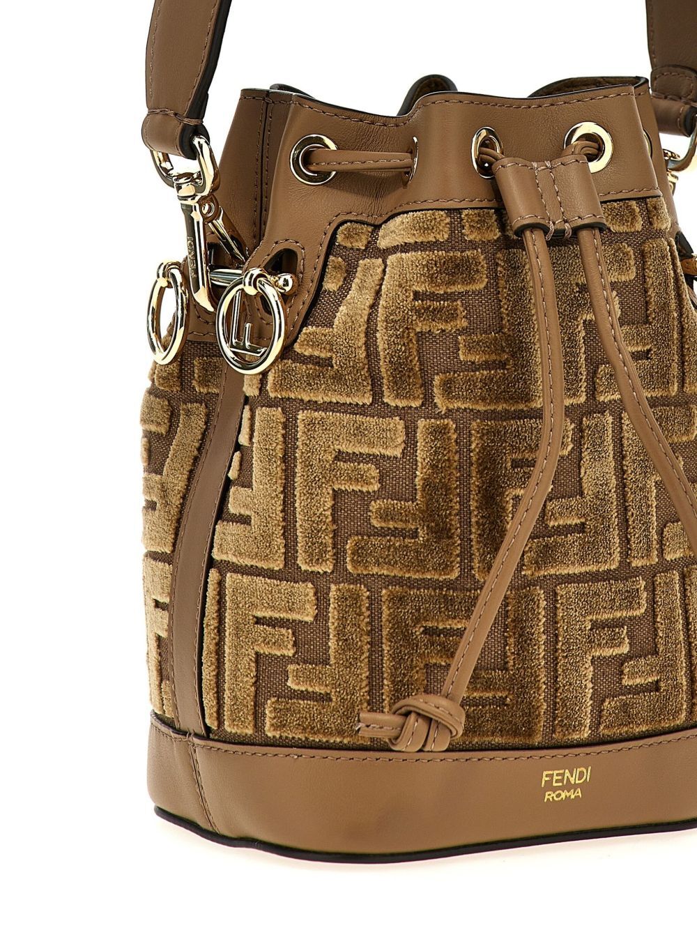 MON TRESOR JACQUARD FF VELVET MINI BAG 8BS093AT14F19P8 (FENDI / ハンドバッグ・ショルダーバッグ ) | FENDI (フェンディ)(1)