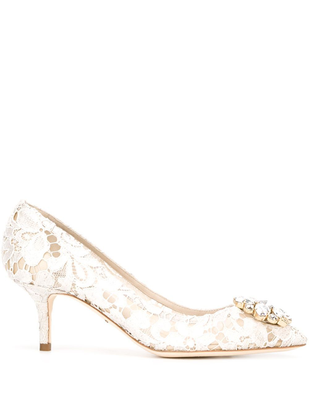 LACE RAINBOW PUMPS WITH BROOCH DETAILING CD0066AL19880005 (Dolce & Gabbana / パンプス・ハイヒール ) | Dolce & Gabbana (ドルチェガッバーナ)
