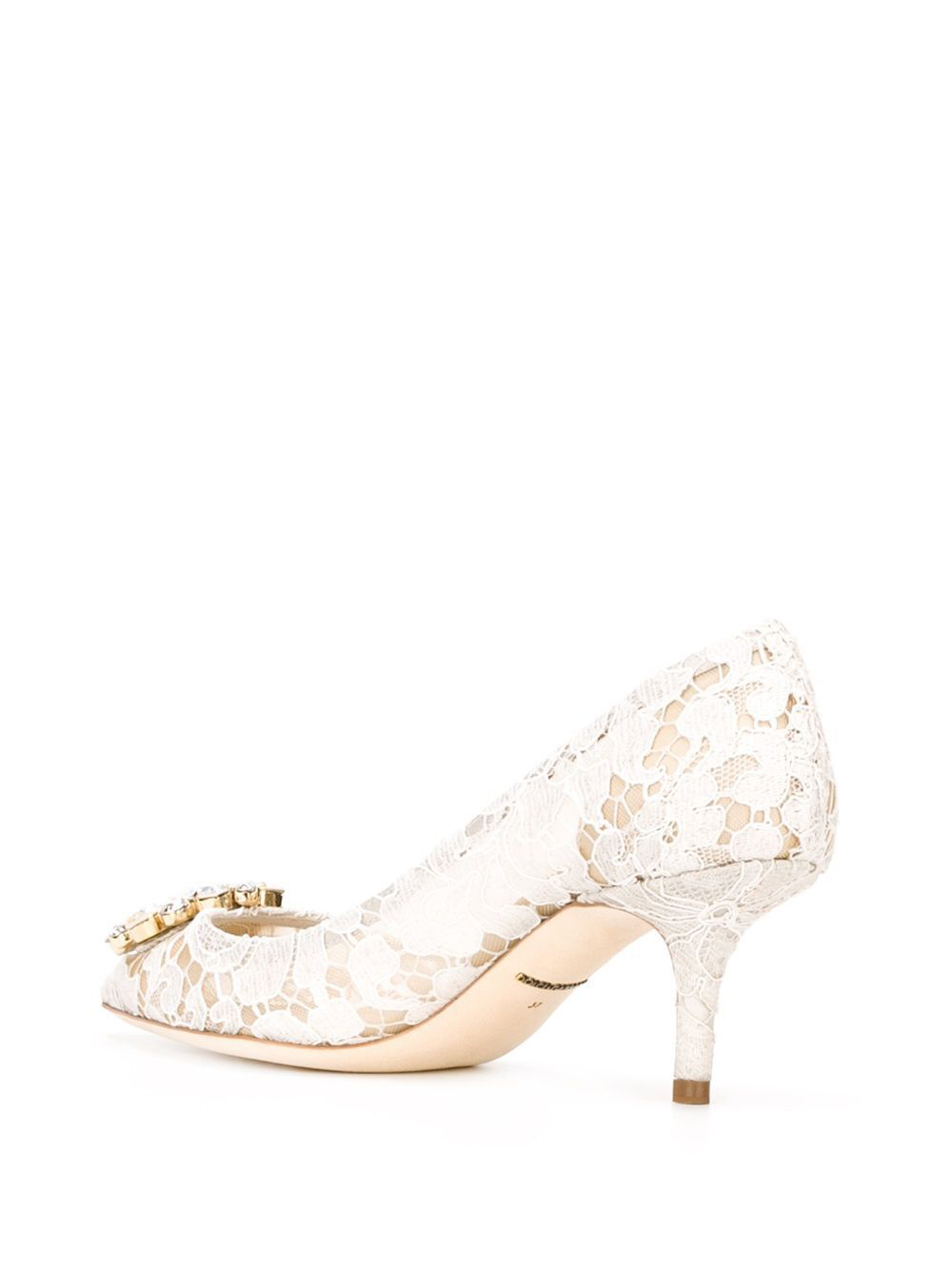LACE RAINBOW PUMPS WITH BROOCH DETAILING CD0066AL19880005 (Dolce & Gabbana / パンプス・ハイヒール ) | Dolce & Gabbana (ドルチェガッバーナ)(2)