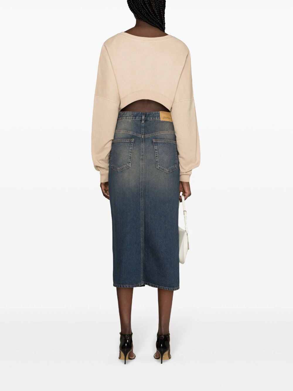 CROPPED SWEATSHIRT 770879Y36SW9921 (Saint Laurent / スウェット・フーディー ) | Saint Laurent (サンローラン)(3)