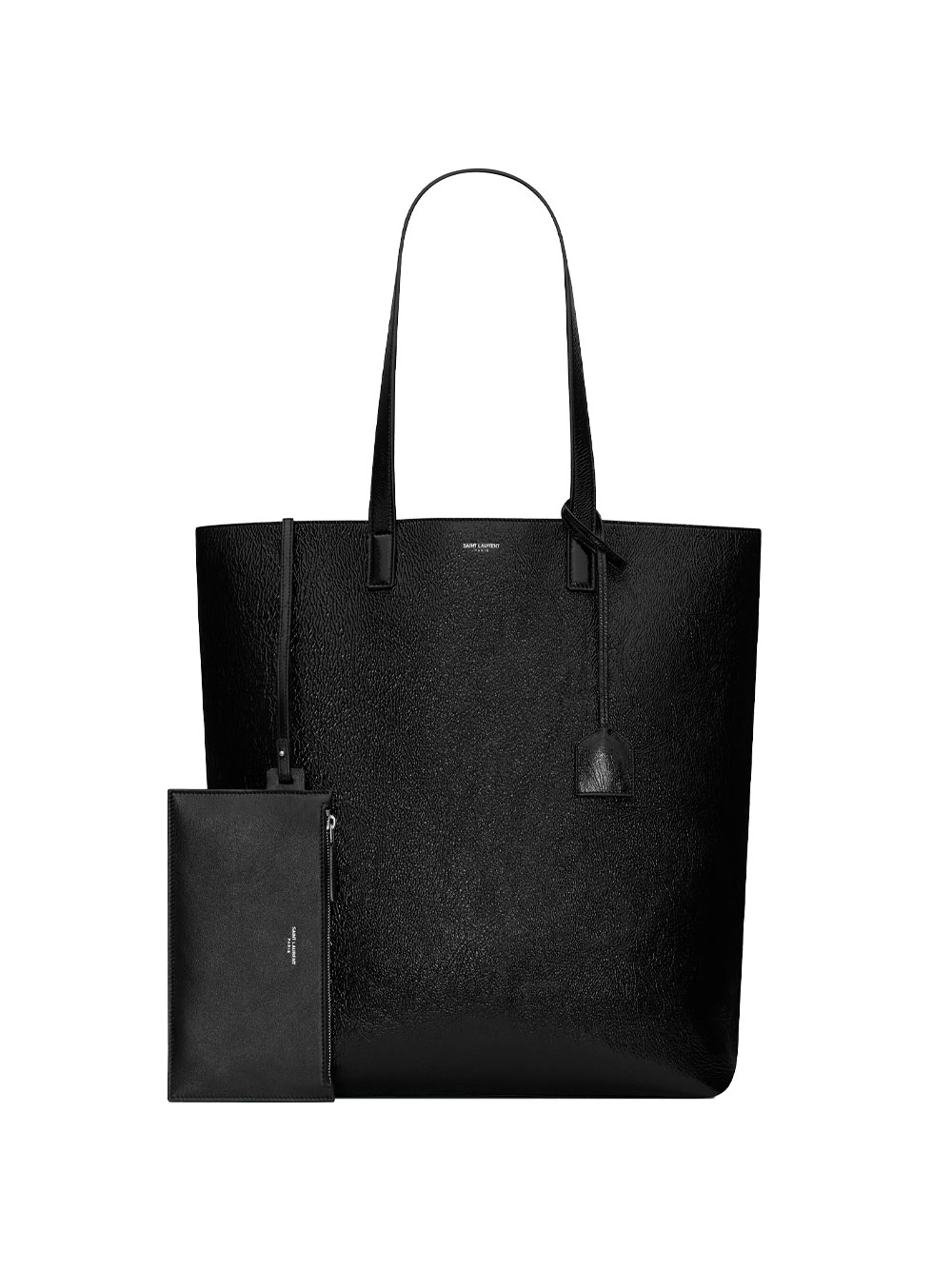 BOLD SHOPPING BAG IN CRINKLED LEATHER 676657AAC3P1000 (Saint Laurent / トートバッグ ) | Saint Laurent (サンローラン)(1)