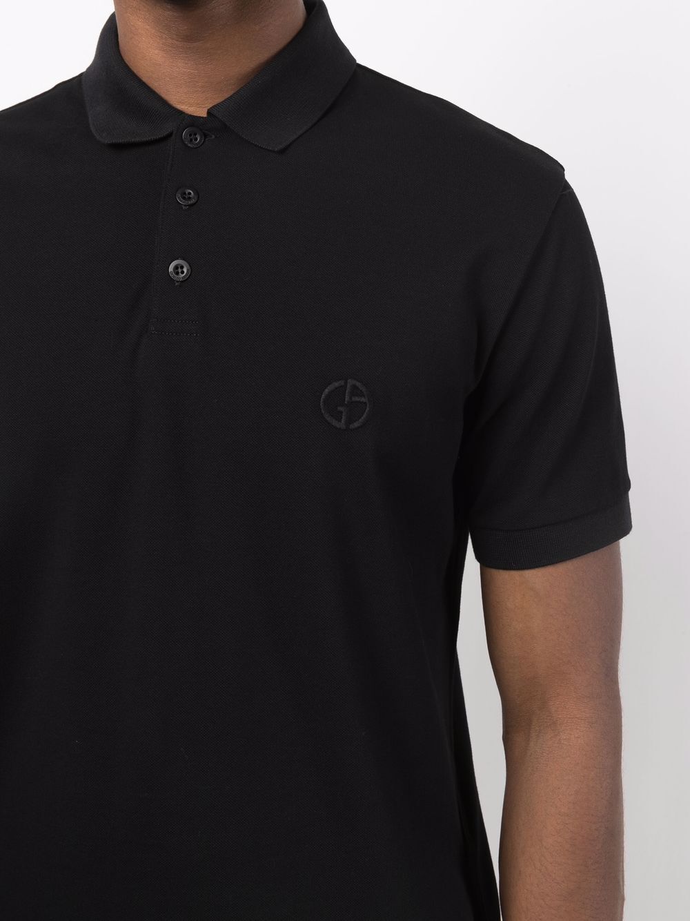STRETCH COTTON PIQUÉ POLO SHIRT 8NSF70SJCNZUC99 (GIORGIO ARMANI / ポロシャツ ) | GIORGIO ARMANI (ジョルジオ アルマーニ)(4)