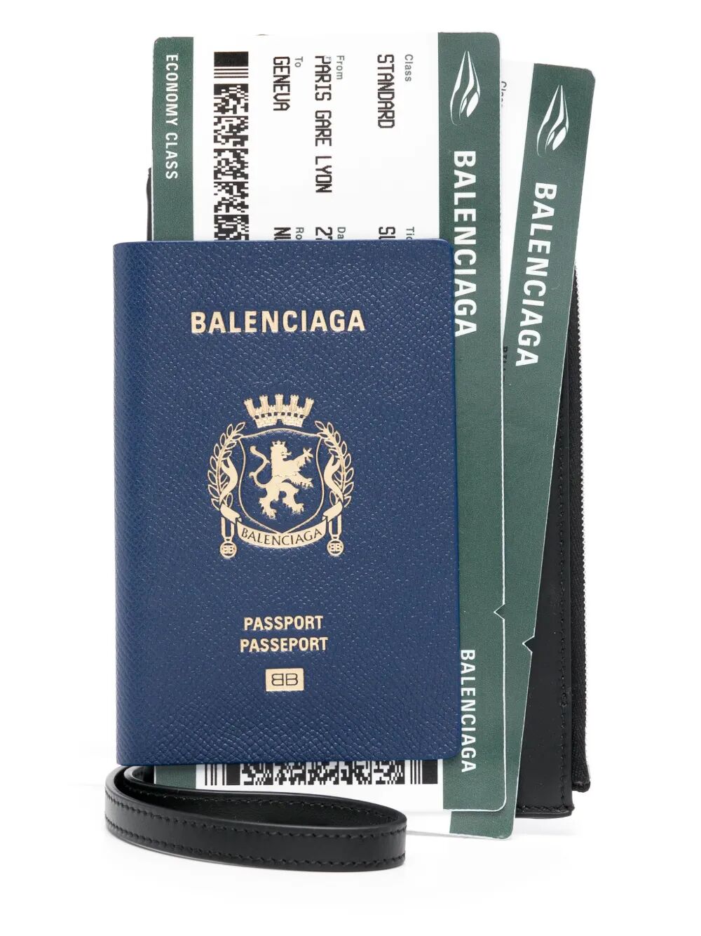 SEMI MATTE LEATHER PASSPORT PHONE HOLDER 7877332AA3R4734 (Balenciaga / テックアイテム ) | Balenciaga (バレンシアガ)