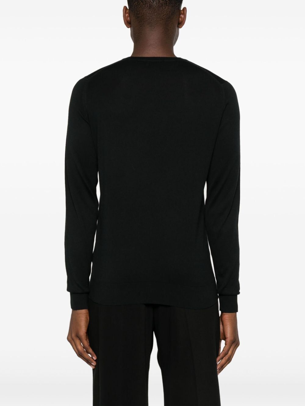 ROWLAND COTTON JUMPER ROWLANDPULLOVERBLACK (JOHN SMEDLEY / ニット・セーター・カーディガン ) | JOHN SMEDLEY (ジョンスメドレー)(2)
