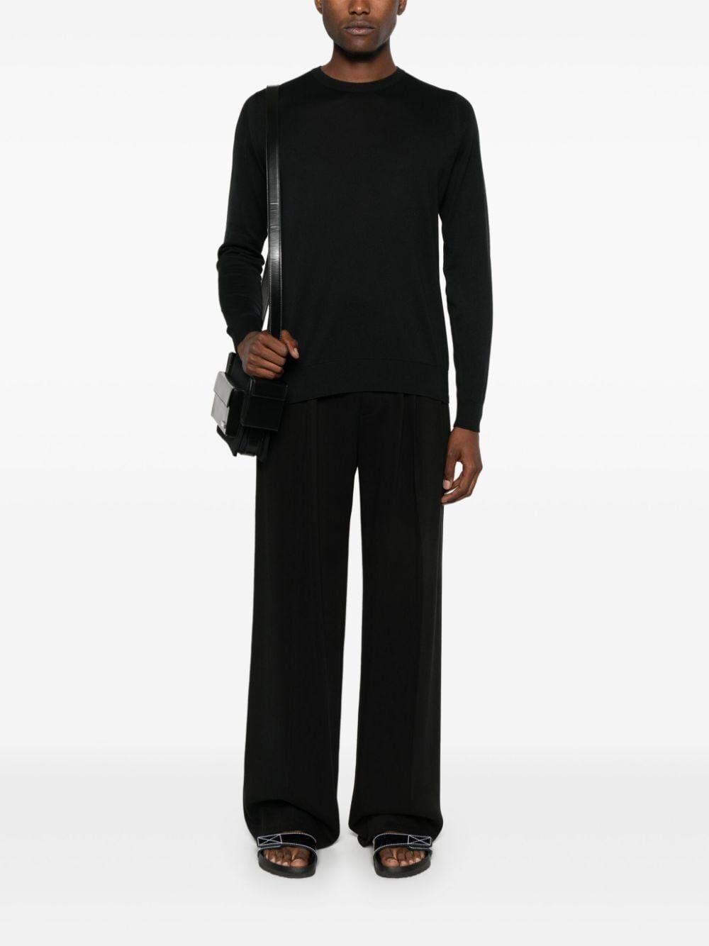 ROWLAND COTTON JUMPER ROWLANDPULLOVERBLACK (JOHN SMEDLEY / ニット・セーター・カーディガン ) | JOHN SMEDLEY (ジョンスメドレー)(4)
