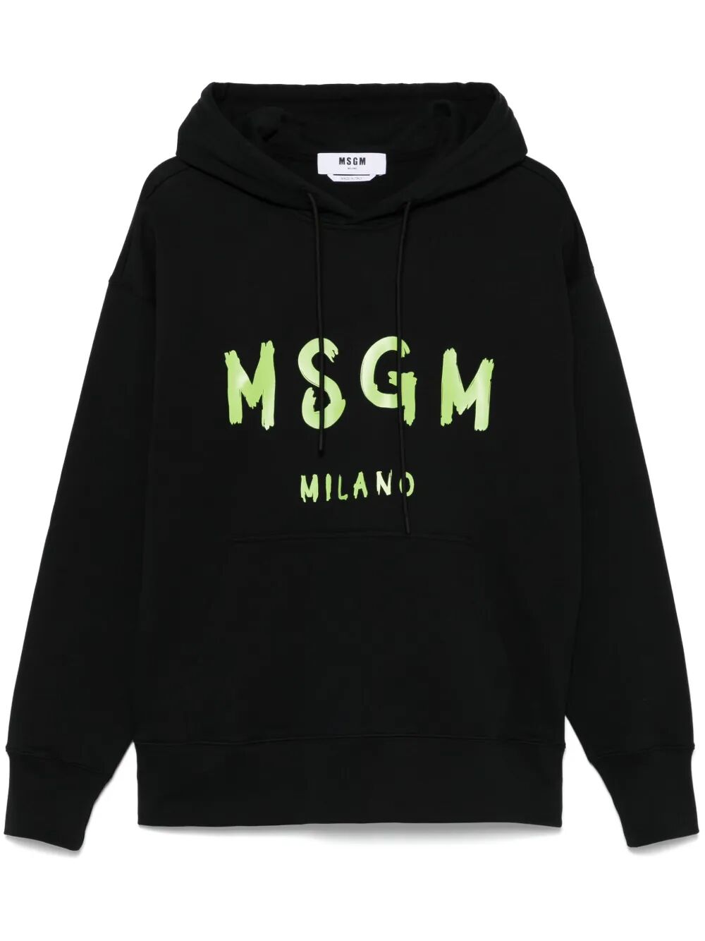 RELAXED FIT LOGO-PRINT COTTON HOODIE 3840MM51525700099 (MSGM / スウェット・フーディー ) | MSGM (エムエスジーエム)