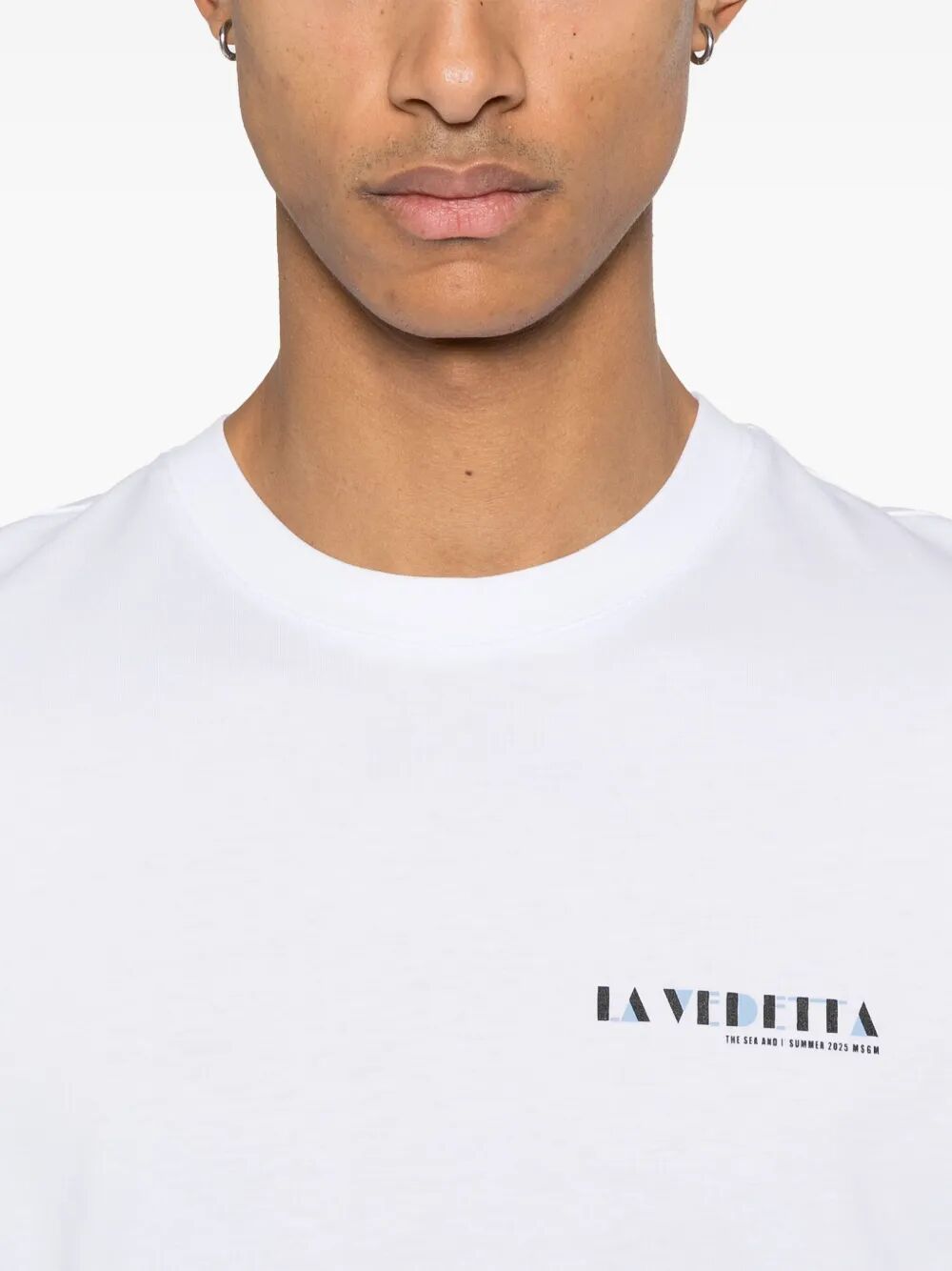 LA VEDETTA COTTON T-SHIRT 3840MM12225700201 (MSGM / Tシャツ・カットソー ) | MSGM (エムエスジーエム)(1)