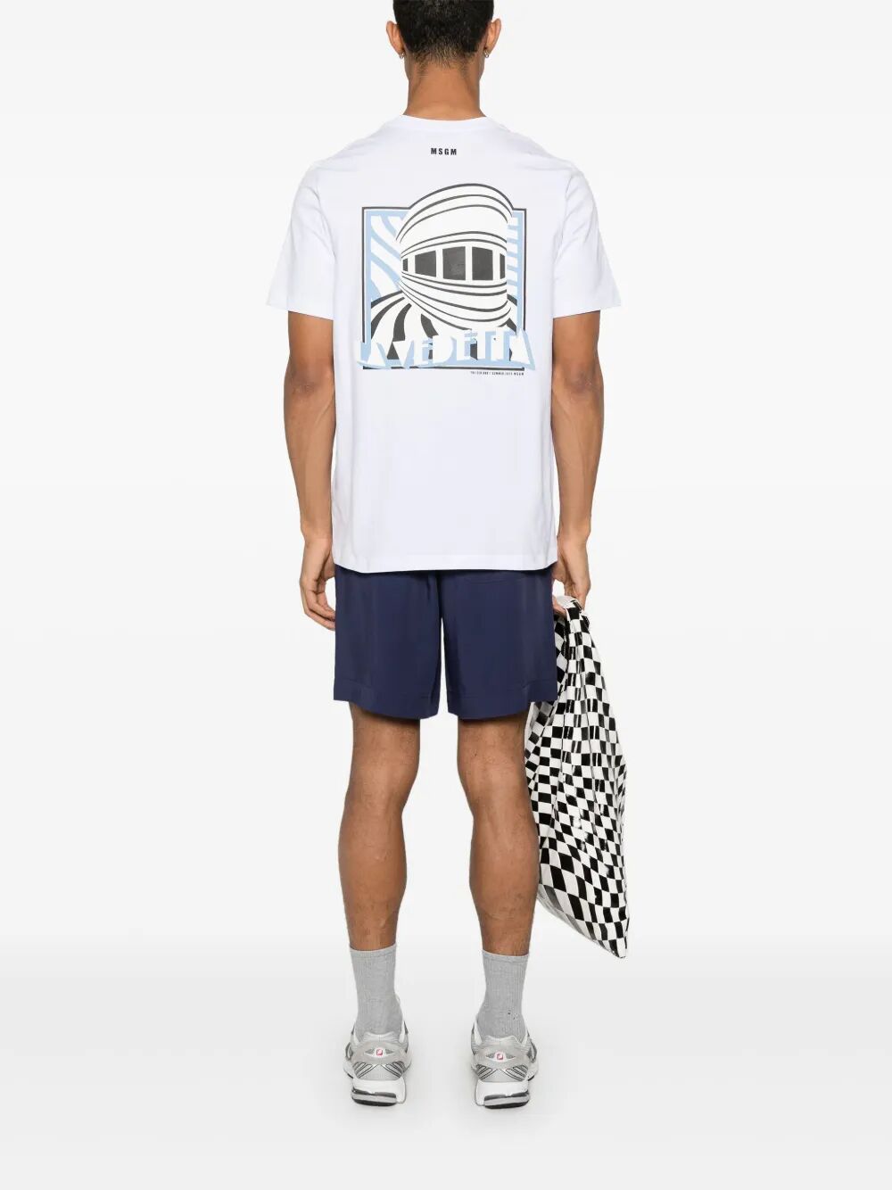 LA VEDETTA COTTON T-SHIRT 3840MM12225700201 (MSGM / Tシャツ・カットソー ) | MSGM (エムエスジーエム)(3)
