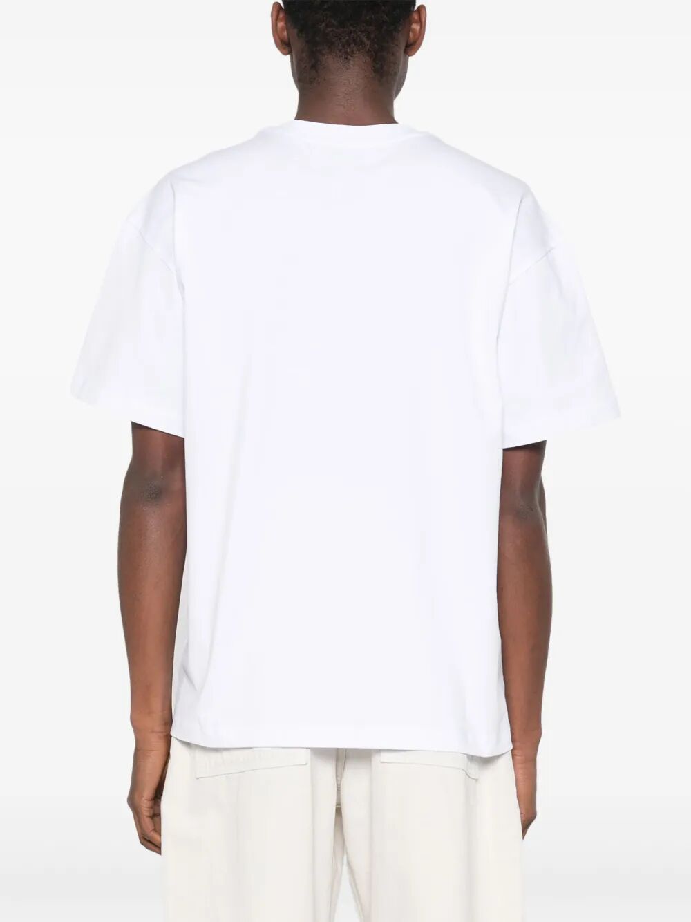 LOGO-PRINT COTTON T-SHIRT 3840MM10925700201 (MSGM / Tシャツ・カットソー ) | MSGM (エムエスジーエム)(3)