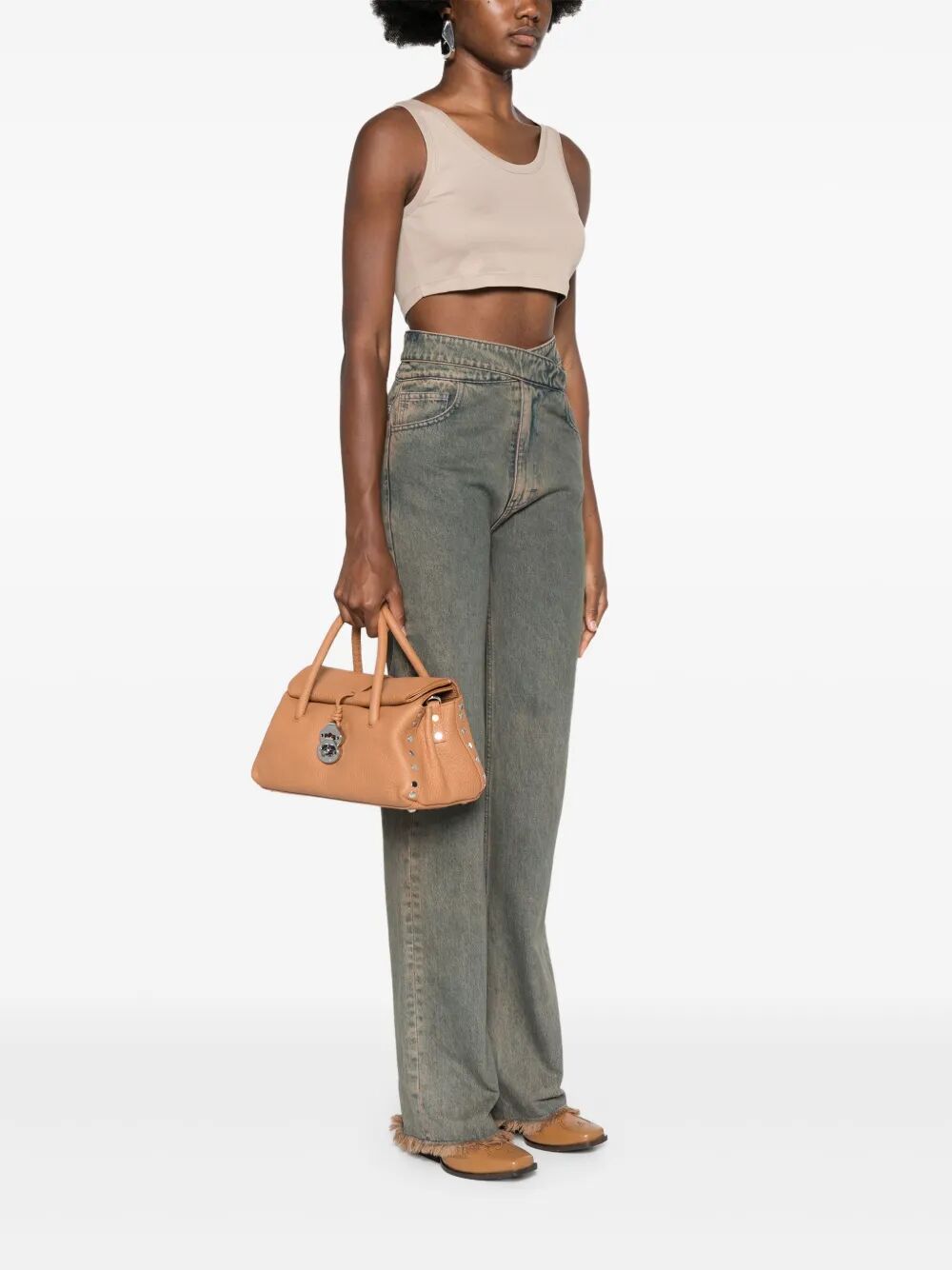 DOTTA SMALL BAG IN HAMMERED LEATHER 0687501120000SZ0231 (ZANELLATO / トートバッグ ) | ZANELLATO (ザネラート)(1)