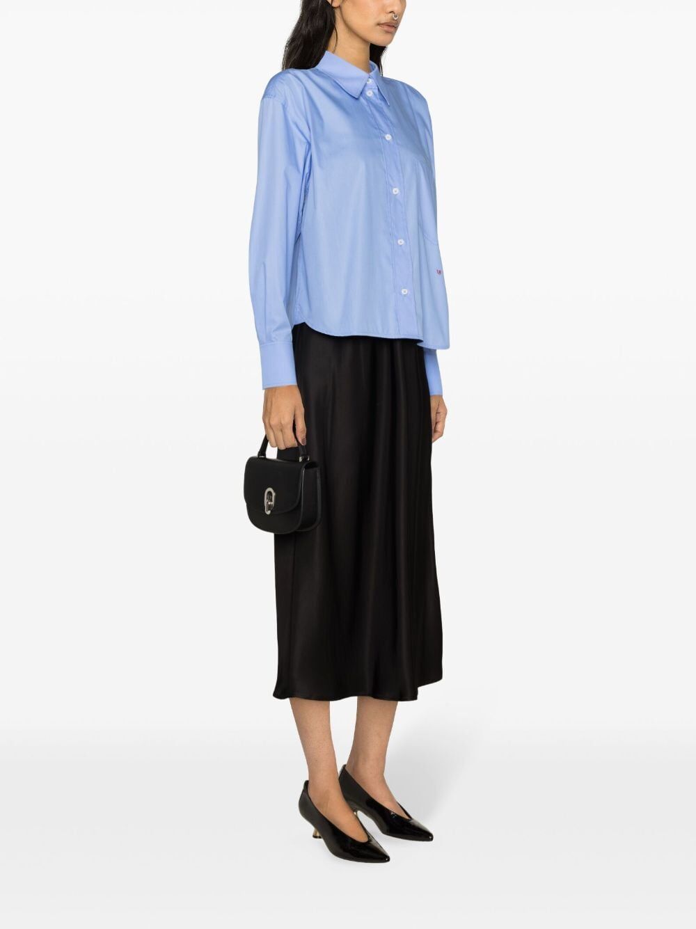 VB EMBROIDERY CROPPED SHIRT 1124WSH005238A86 (VICTORIA BECKHAM / シャツ・ブラウス ) | VICTORIA BECKHAM (ヴィクトリア ベッカム)(3)