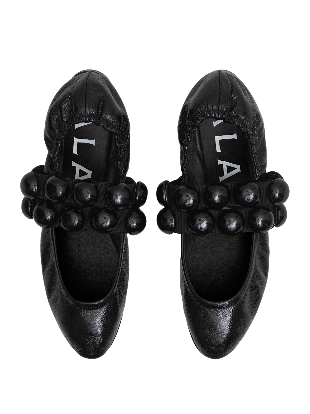 PATENT LEATHER SPHERE BALLET FLATS AA3A038CK273999 (ALAIA / フラットシューズ ) | ALAIA (アライア)(2)