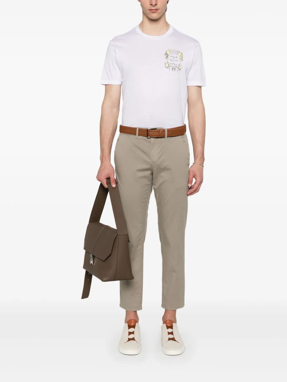 CAPRI EMBROIDERY X-SOFT JERSEY T-SHIRT 25411075010 (PAUL & SHARK / Tシャツ・カットソー ) | PAUL & SHARK (ポールアンドシャーク)(1)
