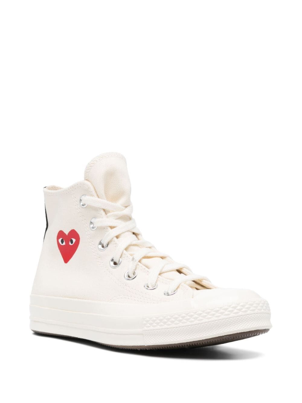 SMALL RED HEART HIGH-TOP SNEAKERS P1K129WHITE (PLAY Comme Des Garçons / スニーカー ) | PLAY Comme Des Garçons (プレイ コムデギャルソン)(1)