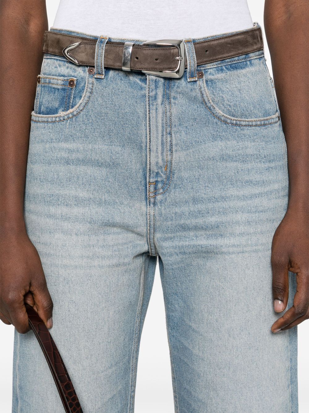 WIDE LEG CROPPED JEANS 1125DJE006139B9204 (VICTORIA BECKHAM / ジーンズ ) | VICTORIA BECKHAM (ヴィクトリア ベッカム)(2)