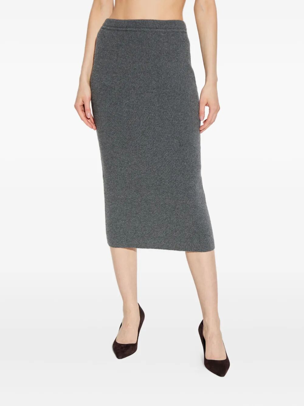 RIBBED CASHMERE MIDI PENCIL SKIRT GCK247YAX930IG712 (TOM FORD / スカート ) | TOM FORD (トムフォード)(2)