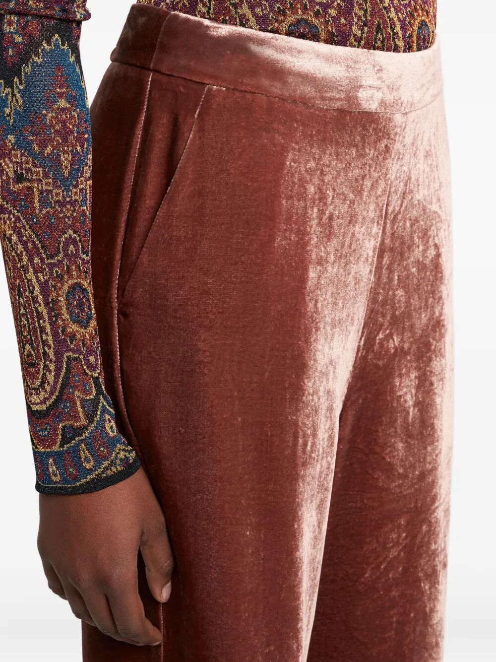 【送料&関税込】Etro Velvet Palazzo Trousers VELVET PALAZZO TROUSERS (ETRO/パンツ) | ETRO（エトロ）の